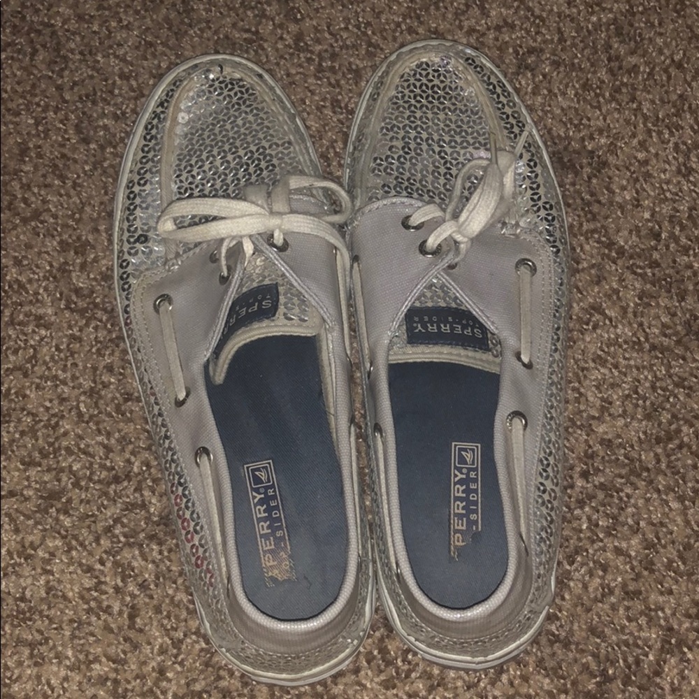 Sequined Sperrys